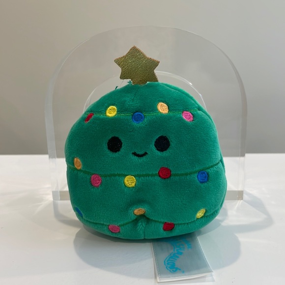 NWT 3.5” Carol the Christmas Tree Squishmallow Clip - Picture 1 of 3